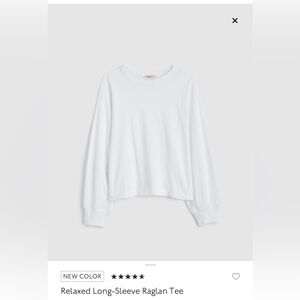MADEWELL Relaxed Long Sleeve Raglan Tee